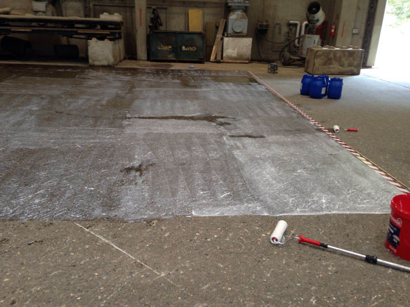 Betonboden tiefenhydrophobiert